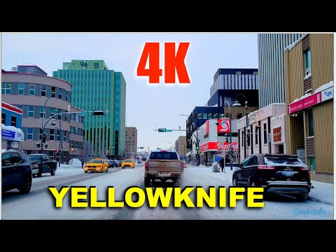 [4K] A Quick Drive - Yellowknife City, NWT 2024
