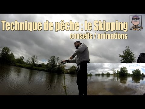 Technique de pêche : Le skipping ( ricochet) pour passer sous les obstacles