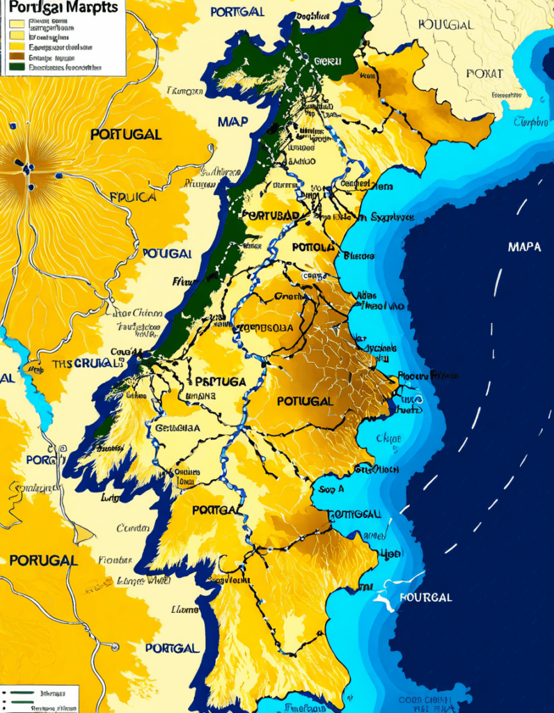 portugal map