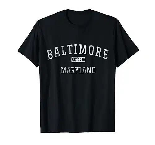 Baltimore Maryland MD Vintage T Shirt
