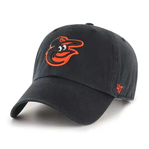 MLB Baltimore Orioles 'Clean Up Adjustable Hat, Black, One Size