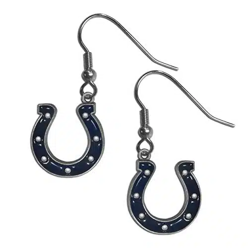 NFL Siskiyou Sports Womens Indianapolis Colts Dangle Earrings One Size Team Color