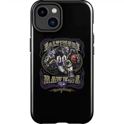 Skinit Impact Phone Case Compatible with iPhone   Officially Licensed Liquid Blue NFL Baltimore Ravens Running Back Design