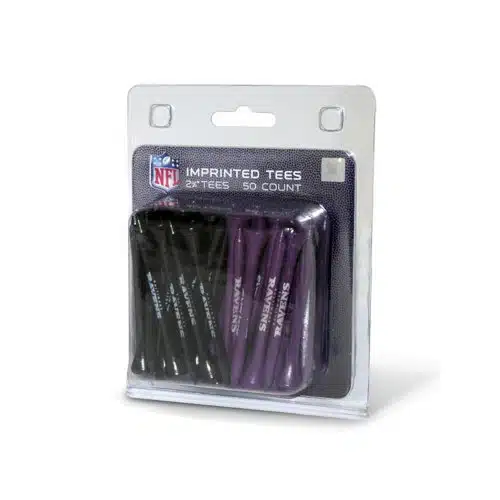 Team Golf NFL Baltimore Ravens Pack Of Golf Tees Golf Tees, Pack, Regulation Size, Multi Team Colors