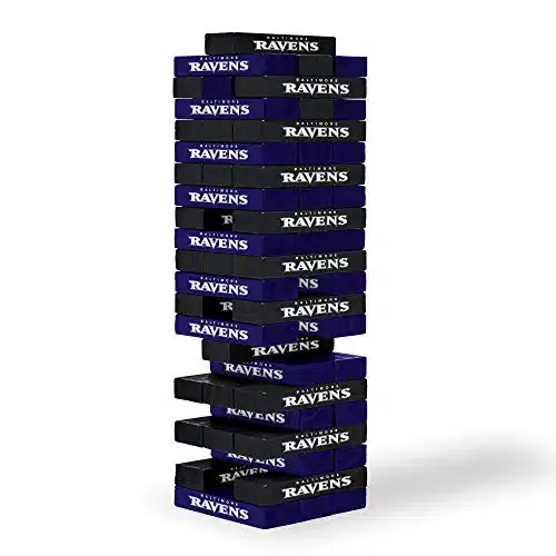 Wild Sports NFL Baltimore Ravens Table Top Stackers x x ., Team Color