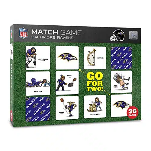 YouTheFan NFL Baltimore Ravens Licensed Memory Match Game