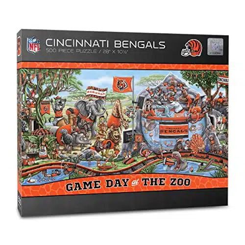 YouTheFan NFL Cincinnati Bengals Game Day at The Zoo pc Puzzle