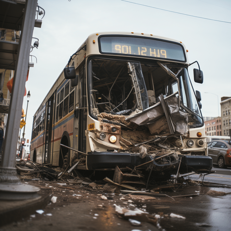 bus crashes baltimore
