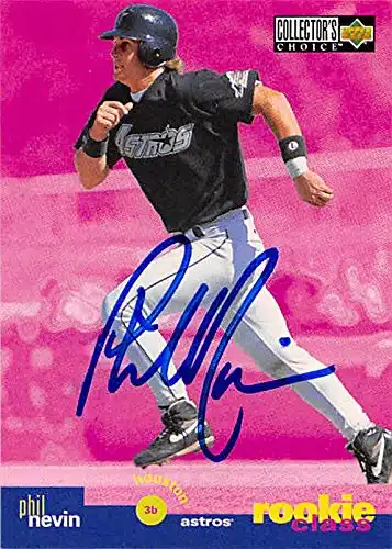Autograph Houston Astros Ft Upper Deck Rookie Class No. Phil Nevin Autographed Baseball Card