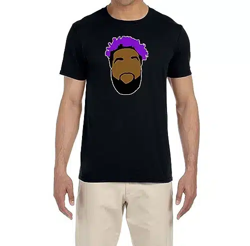 Black Baltimore Odell Face Logo T Shirt Youth Large