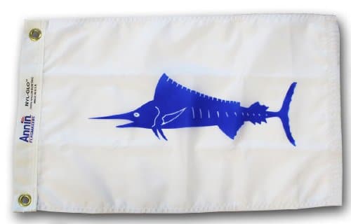 Blue Marlin in x in Nautical Novelty Flag