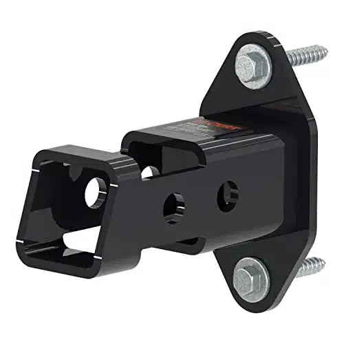 CURT Hitch Accessory Wall Mount, Inch Receiver Black