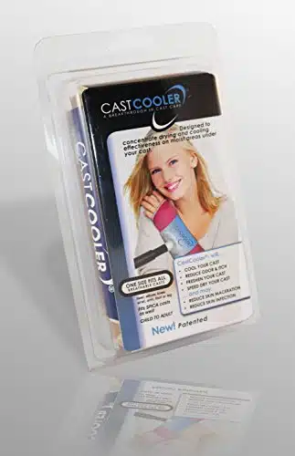 Castcooler Immediate Itch and Odor Relief for All Breathable Orthopedic Casts, One Size