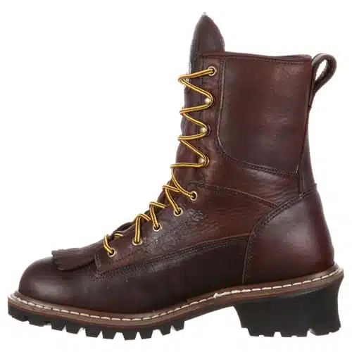 Georgia mens Men's Loggers Gindustrial and construction boots, Brown, ide US