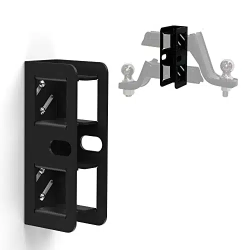 Hitch Stor Wall Mounted Hitch Receiver for Bike & Cargo Rack Storage  Patent Pending Garage Organizer Holds lbs  If It Hooks to Your Hitch, Store It On Your Wall   Hitch Stora