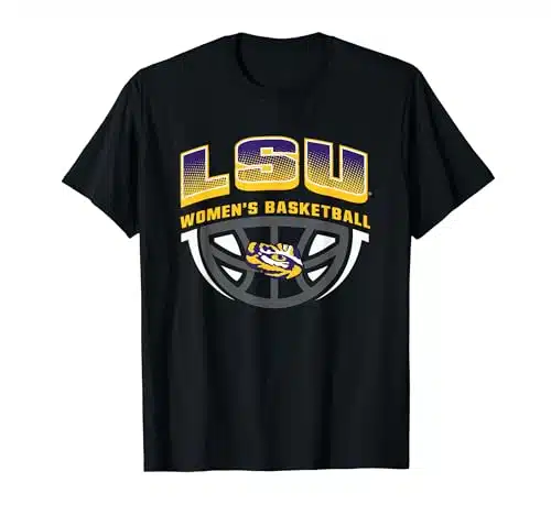 LSU Tigers Women's Basketball Dribble Officially Licensed T Shirt