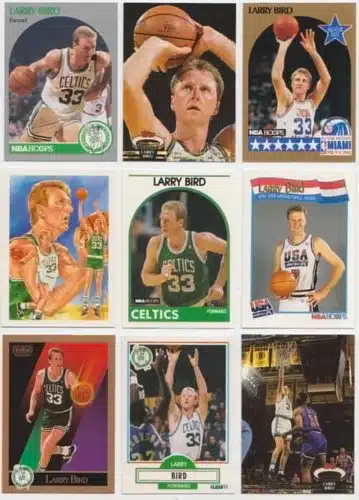 Larry Bird  Different Basketball Cards featuring Larry Bird