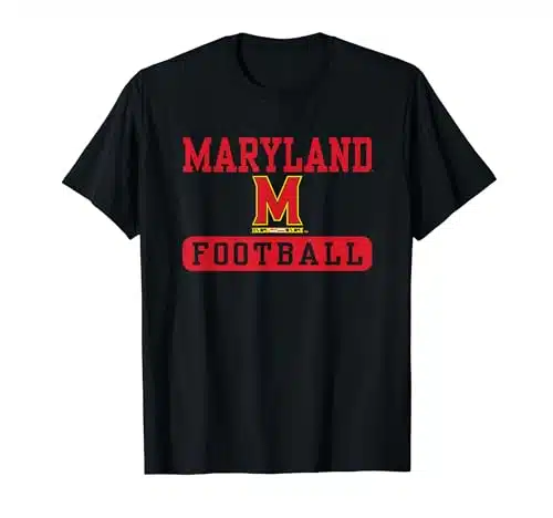 Maryland Terrapins Football Logo Officially Licensed T Shirt