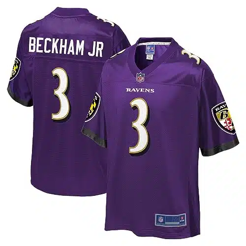Men's Odell Beckham Jr. Purple Baltimore Ravens Replica Jersey