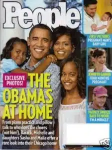 Michelle & Barack Obama August , People Magazine The Obamas at Home, Pregnant Man's Baby Girl, Jennifer Garner, Patrick Swayze