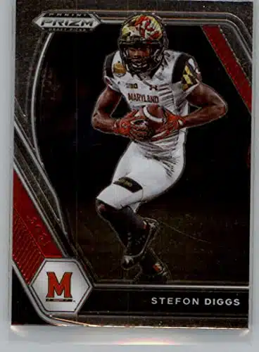 Panini Prizm Draft Picks #Stefon Diggs Maryland Terrapins Official NCAA Football Trading Card in Raw (NM or Better) Condition