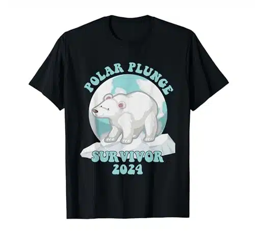 Polar Bear Survivor Plunge Men Women Polar Bear Lovers T Shirt