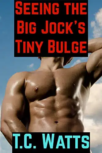 Seeing the Big Jock's Tiny Bulge Public Chastity Feet Speedo Exhib (Locked for Bigger Men Book )