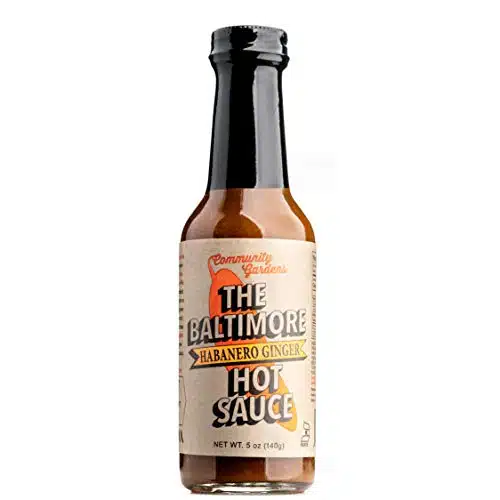 Small Axe Peppers The Baltimore Habanero Ginger Hot Sauce, oz  All Natural, Kosher, non GMO, Community Garden Grown Habanero pepper Gourmet Hot Sauce, Featured on HOT ONES!