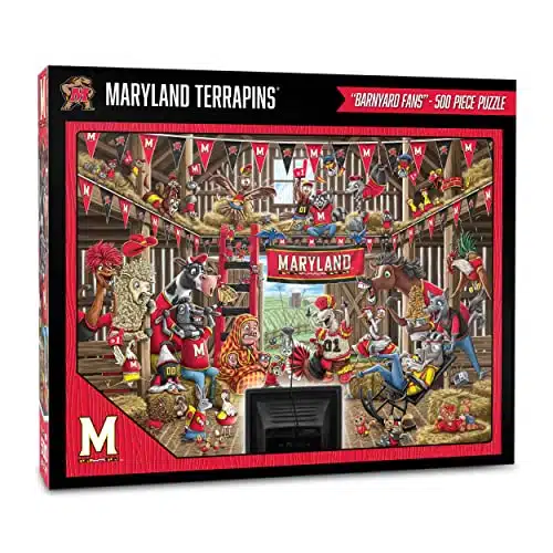 YouTheFan NCAA Maryland Terrapins Barnyard Fans pc Puzzle