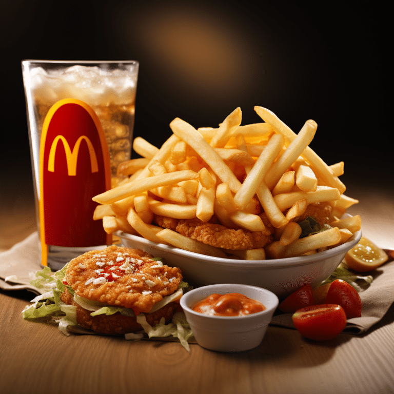 calories in a mcdonalds large fry