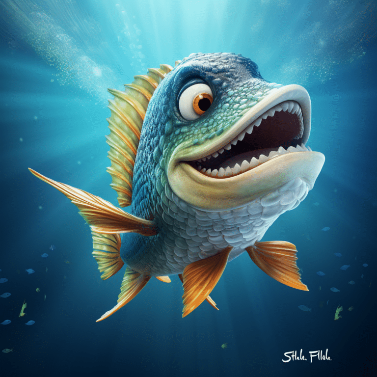 fish from shark tale