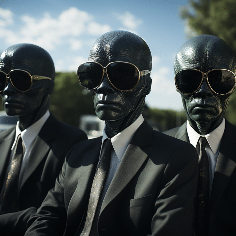 men in black and aliens