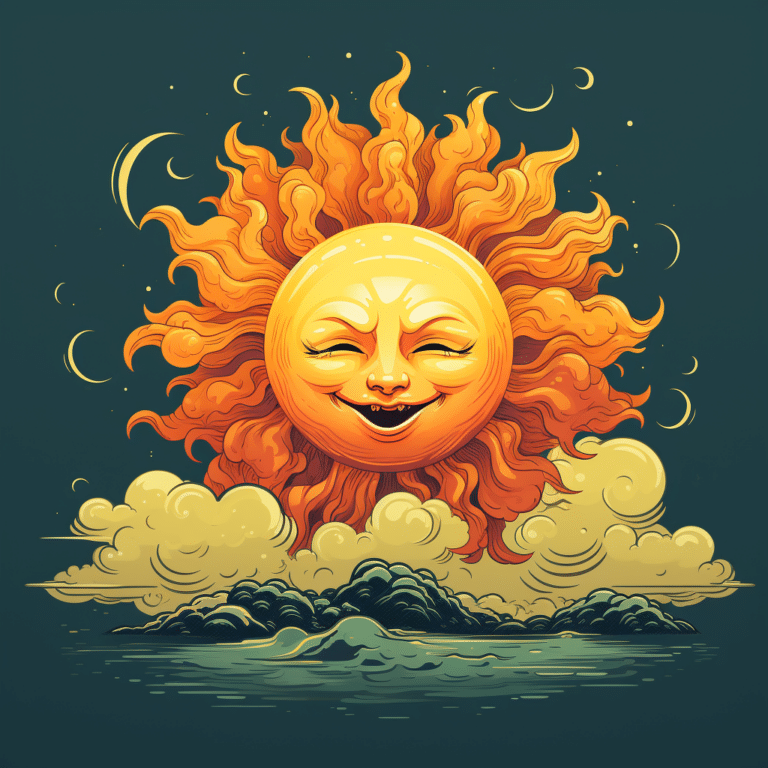 sun cartoon