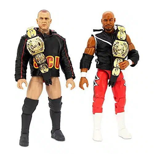 All Elite Wrestling Unrivaled Collection Tag Team Pack   Frankie Kazarian and Scorpio Sky Action Figures, Plus Accessories   Amazon Exclusive