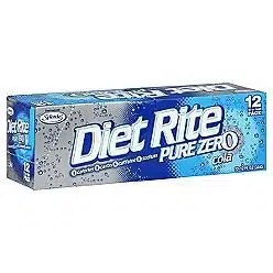 Diet Rite Cola Soda   oz (pack)