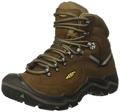 KEEN Men's Durand id Height Waterproof Hiking Boots, Cascade BrownGargoyle,