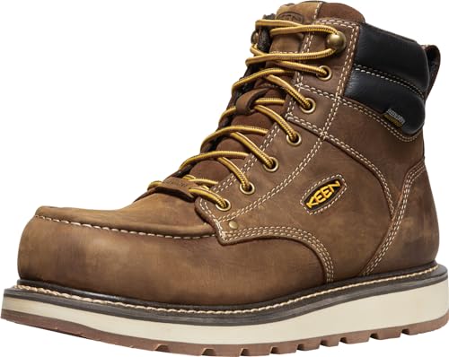 KEEN Utility Cincinnati, Men's, BelgianSandshell, Comp Toe, EH, WP, Inch, Work Boot (EE)