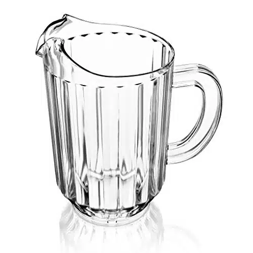 New Star Foodservice Resturant Grade Polycarbonate Plastic Water Pitcher, oz, Clear