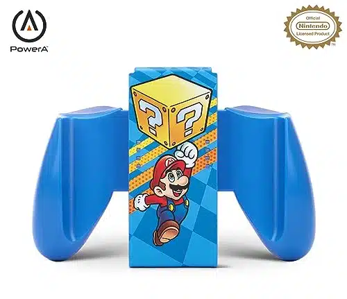 PowerA Joy Con Comfort Grip for Nintendo Switch   Mystery Block Mario