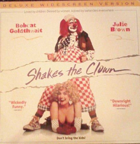 SHAKES THE CLOWN Digital Video Laser Disc (Bobcat Goldthwait, Julie Brown) Deluxe Widescreen Version
