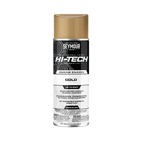 Seymour EN Hi Tech Engine Spray Paint, Universal Gold Ounce (Pack of )