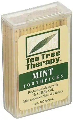 Tea Tree Therapy Mint Toothpicks Ct (Pack of )