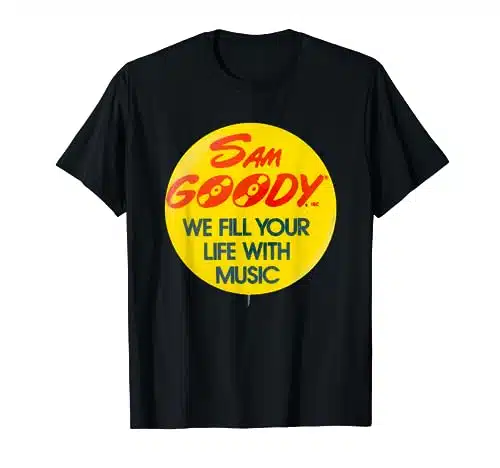 Sam Goody We Fill Your Life With Music Retro Vintage T Shirt