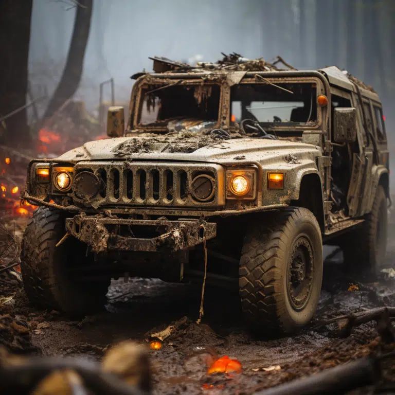 army humvee crash