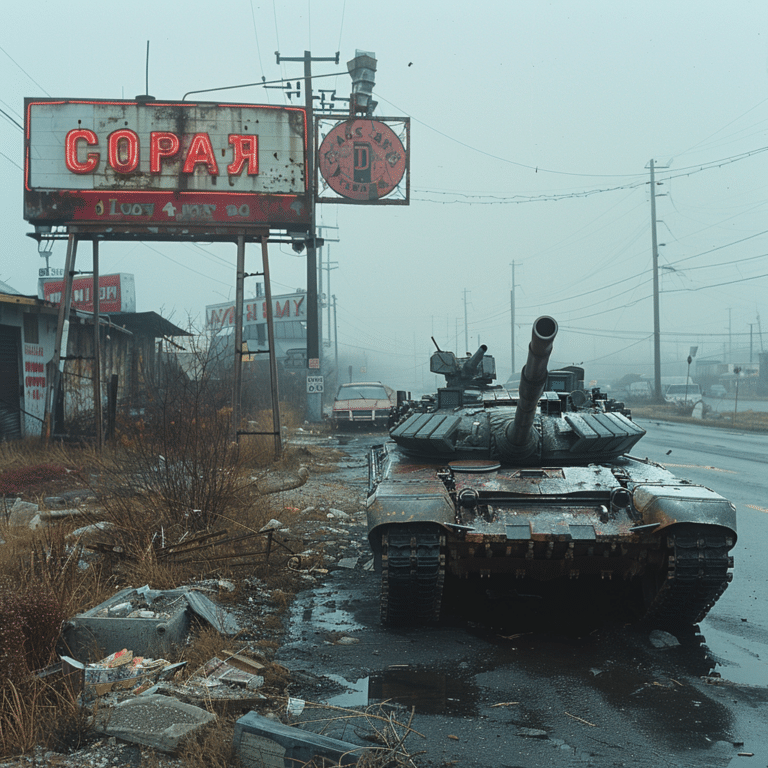 russian tank louisiana truck stop