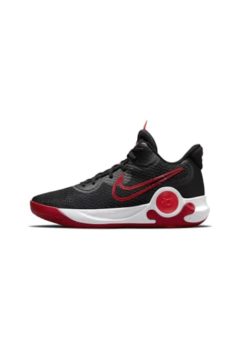 Nike Men's KD Trey IX Basketball C Sneakers, BlackWhiteBright CrimsonUniversity Red,