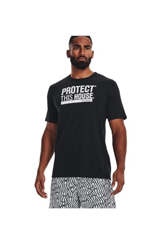 Under Armour Protect This House Short Sleeve T Shirt BlackWhite LG