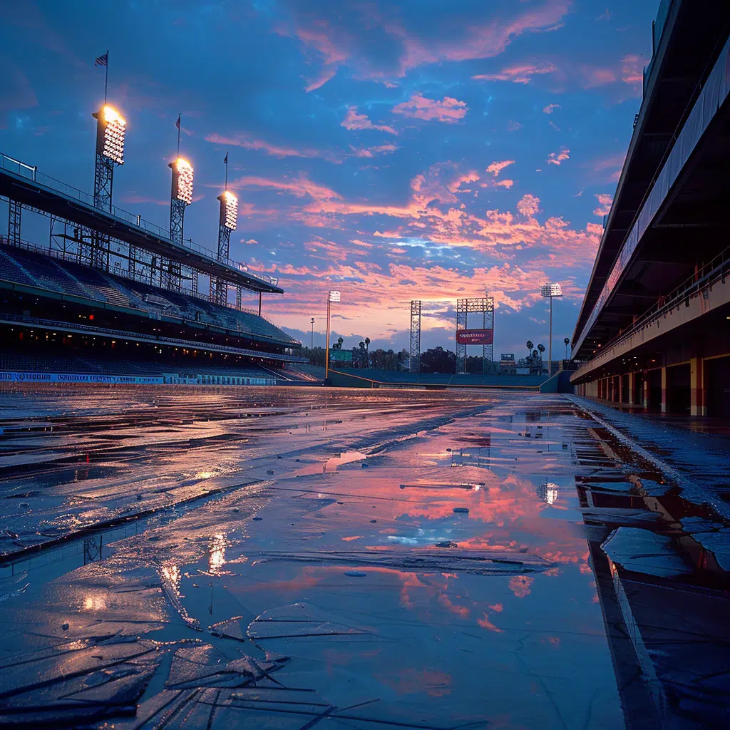 Dodger Stadium Flooded Strikes Fear