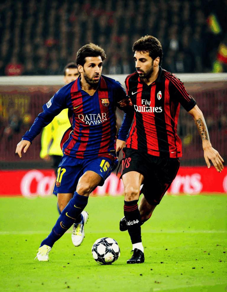barcelona vs milan