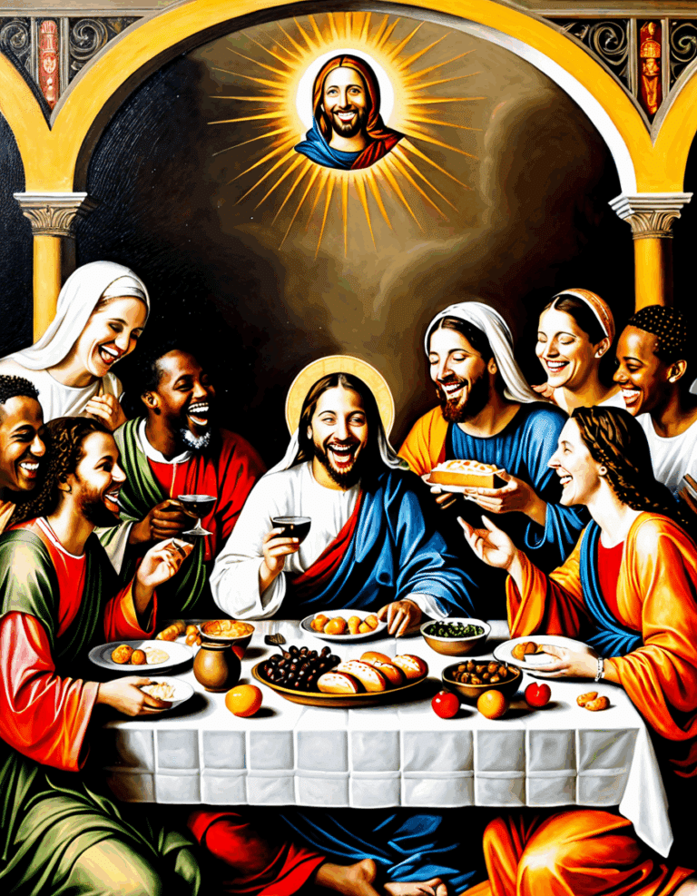 last supper painting